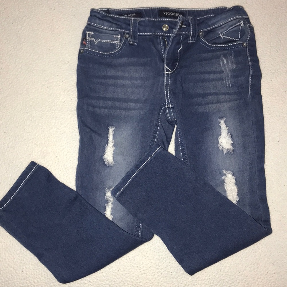 VIGOSS distressed skinny jeans size 5
